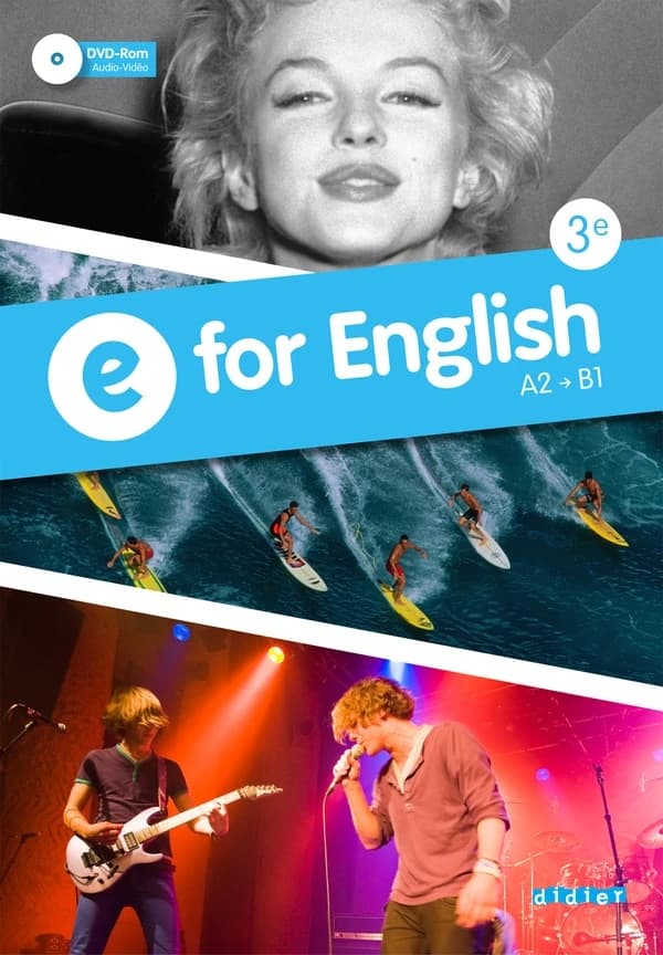 E for English : 3e, A2-B1