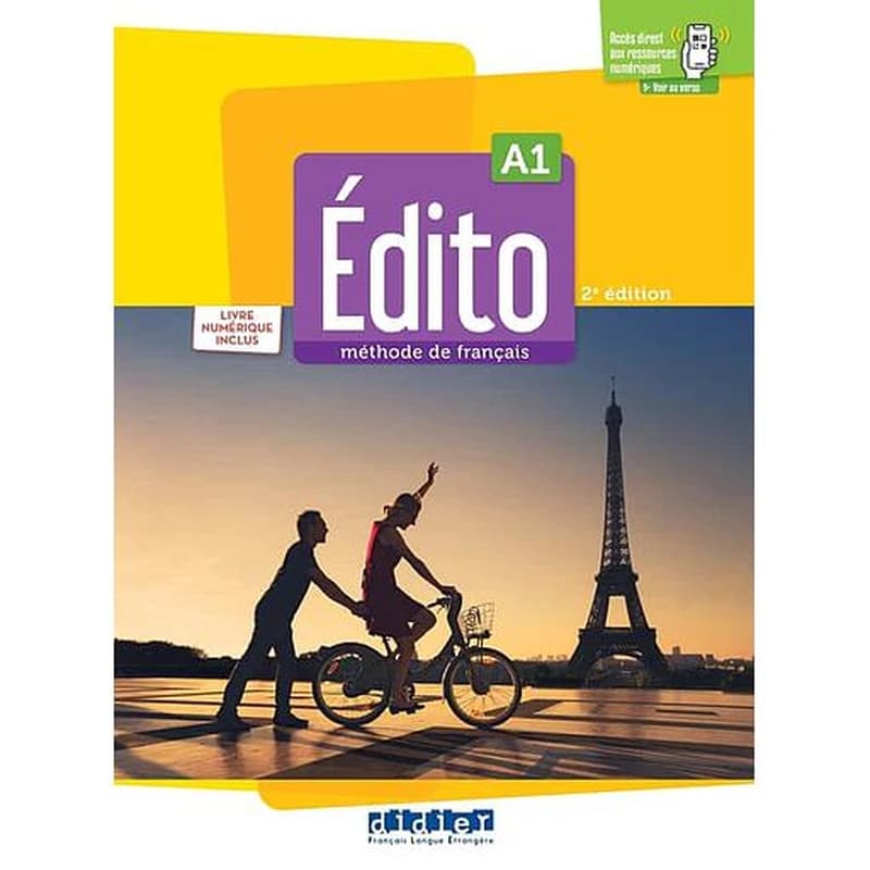 Édito : méthode de français. A1 (2e éd.) auteur(e)s, Lucie Mensdorff-Pouilly, Sergueï Opatski, Violette Petitmengin... [et al.] ; coordination pédagogique, Caroline Sperandio