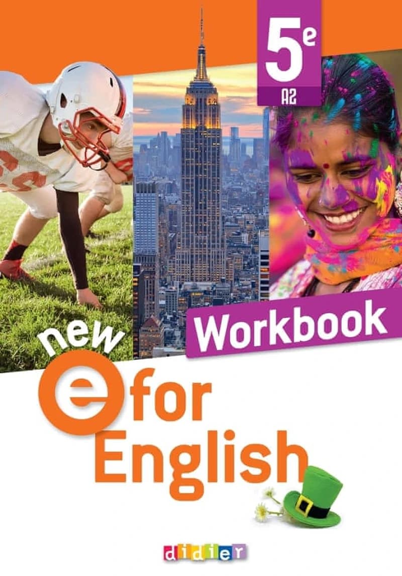New e for english : anglais ; 5e ; workbook