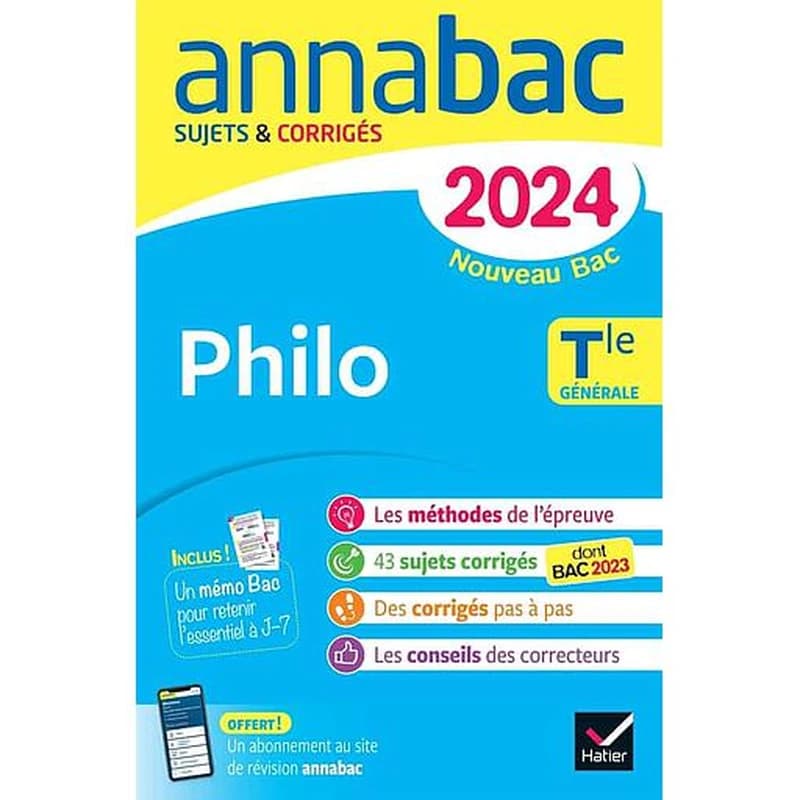 Philo, Tle générale 2024 : nouveau bac