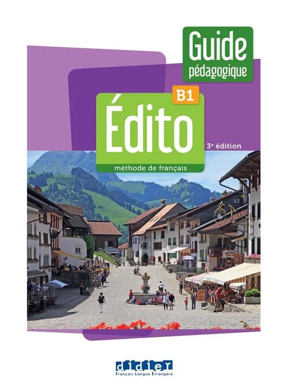 Edito B1 : Guide pédagogique