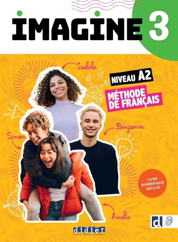 Imagine : méthode de français. 3, Niveau A2