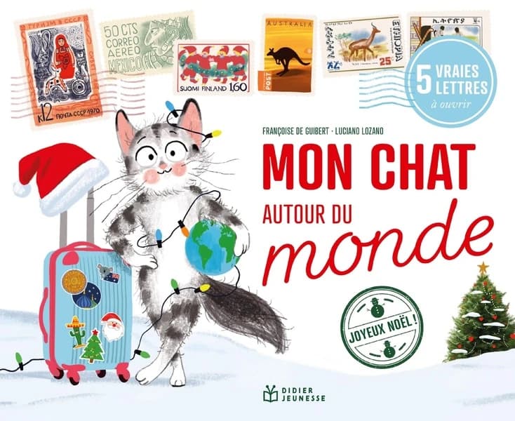Mon chat autour du monde : joyeux Noël