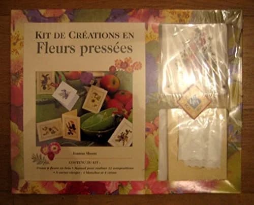 Kit de créations en fleurs pressées