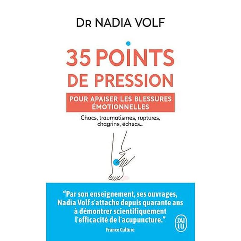 35 points de pression pour apaiser les blessures émotionnelles : chocs, traumatismes, ruptures, chagrins, échecs