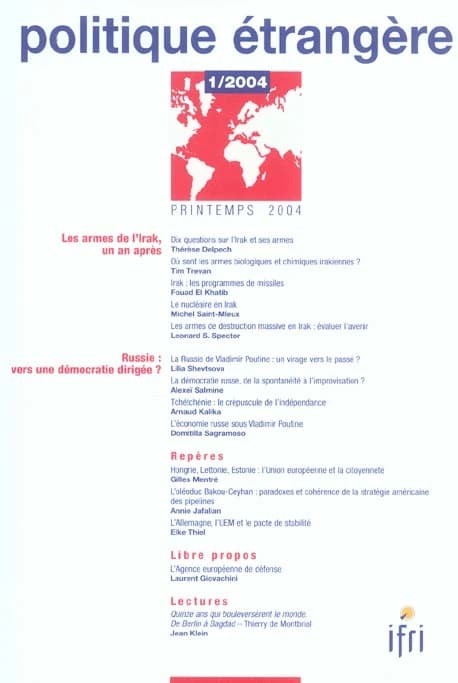 Politique etrangere n.1