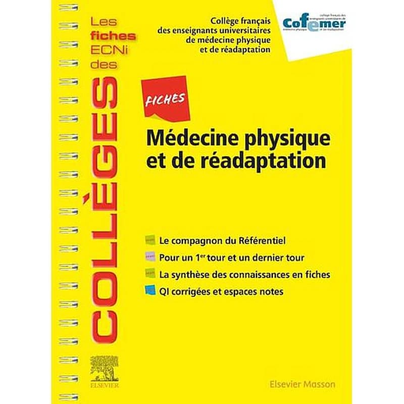 Fiches médecine physique et de réadaptation