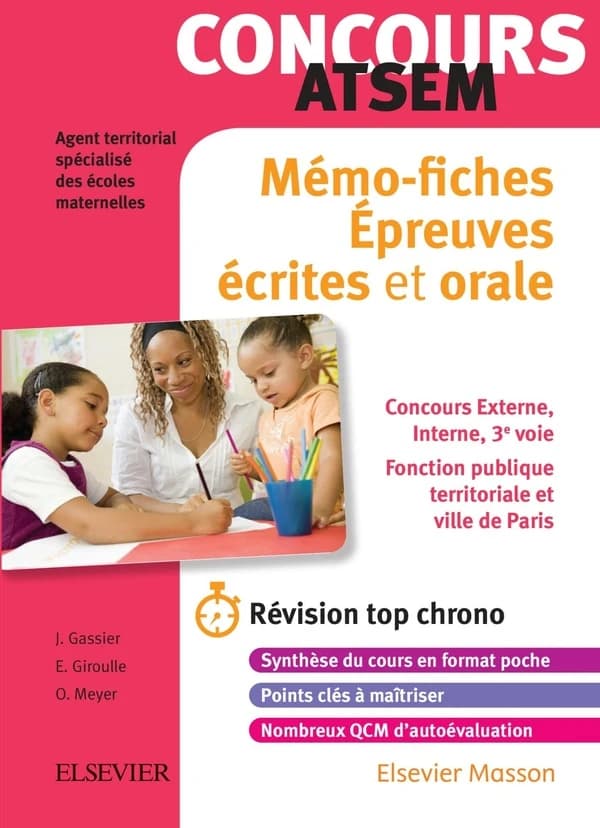 Concours ATSEM : épreuves écrites et orale