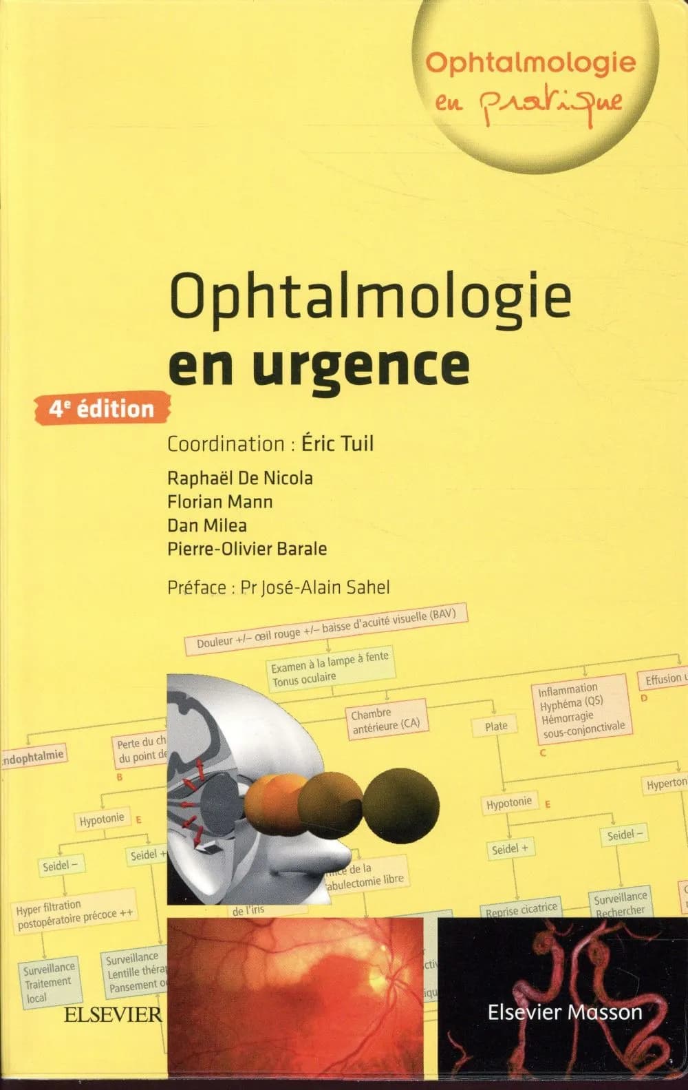 Ophtalmologie en urgence (4e éd.) coordination, Éric Tuil ; [par] Raphaël De Nicola, Florian Mann, Dan Milea... [et al.]