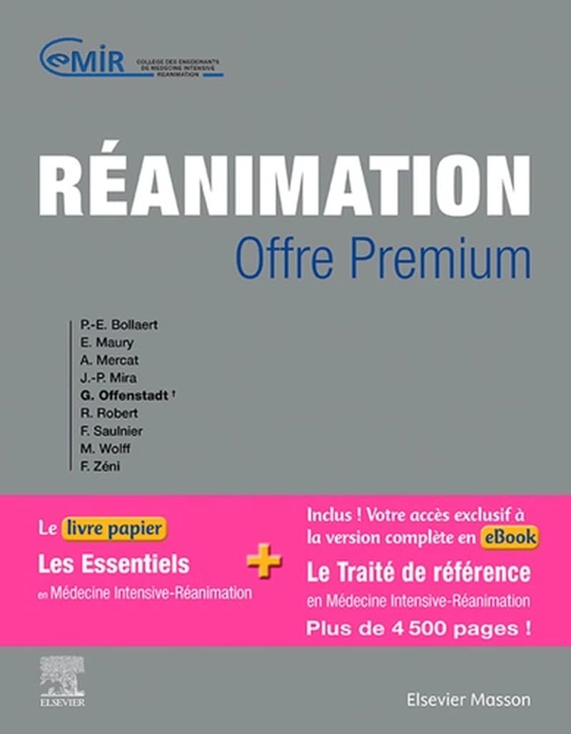 Réanimation : les essentiels en médecine intensive, réanimation