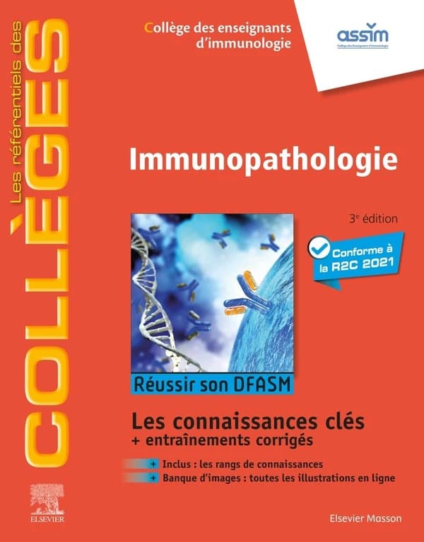 Immunopathologie (3e éd.) sous l'égide du Collège des enseignants d'immunologie, CEnl... ; en collaboration avec des membres du COFER, Collège français des enseignants en rhumatologie ; coordonné par Amélie Servettaz,...
