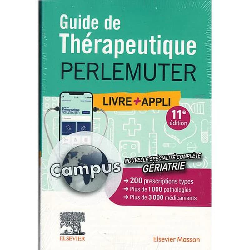 CAMPUS GUIDE DE THERAPEUTIQUE PERLEMUTER (LIVRE + APPLICATION)