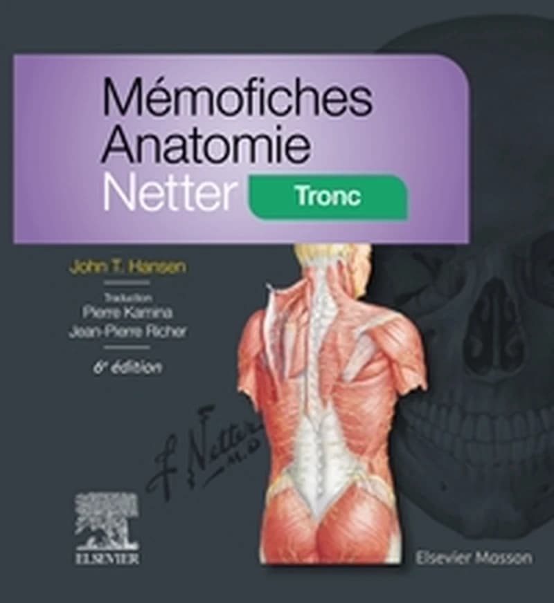 Mémofiches anatomie Netter. Tronc (6e éd.) John T. Hansen,... ; traduction, Pierre Kamina et Jean-Pierre Richer