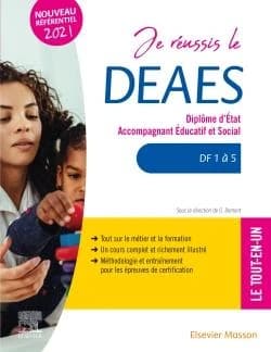 Je réussis le DEAES, Diplôme d'État Accompagnant éducatif et social, 2021-2022 : DF1 à DF5, le tout-en-un (4e éd.) sous la direction de Guillaume Demont,... ; en collaboration avec Karolina Mrozik-Demont,... Vincent Chaudet,... ; avec la participation de