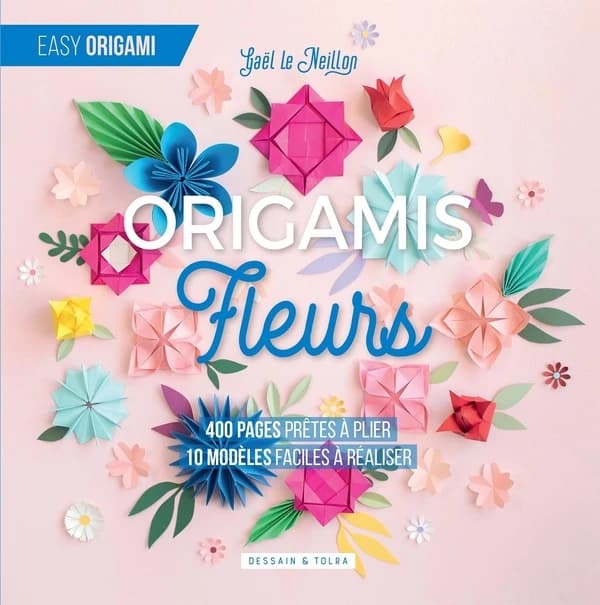 Origamis fleurs : 400 pages prêtes à plier, 10 modèles faciles à réaliser : [Image à découper]