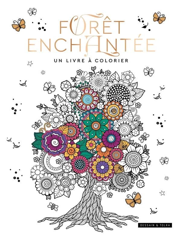 Forêt enchantée : Un livre à colorier : [Album à colorier]