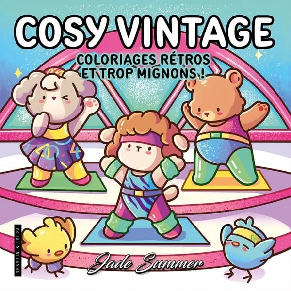 Cosy vintage : Coloriages rétros et trop mignons !