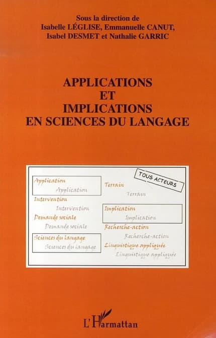 Applications et implications en sciences du langage : actes des journées Jeunes chercheurs, [16 mars 2002 et 29 mars 2003]