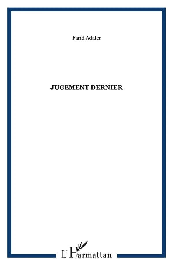 Jugement dernier : roman