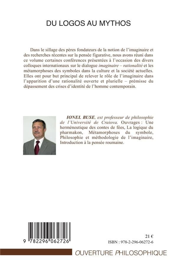 Du logos au mythos : textes des conférences sur l'imaginaire et la rationalité