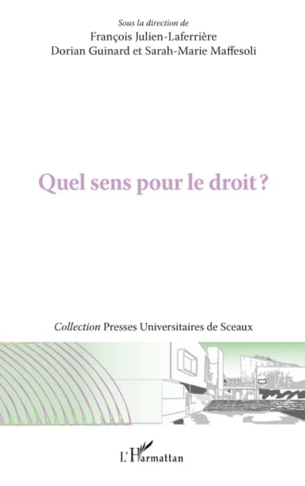 Quel sens pour le droit ? : actes de la journée d'étude, [tenue à la Faculté Jean Monnet, Sceaux], 10 décembre 2007