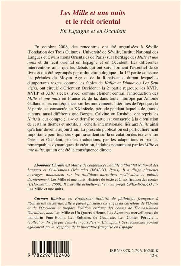 "Les Mille et une nuits" et le récit oriental : en Espagne et en Occident