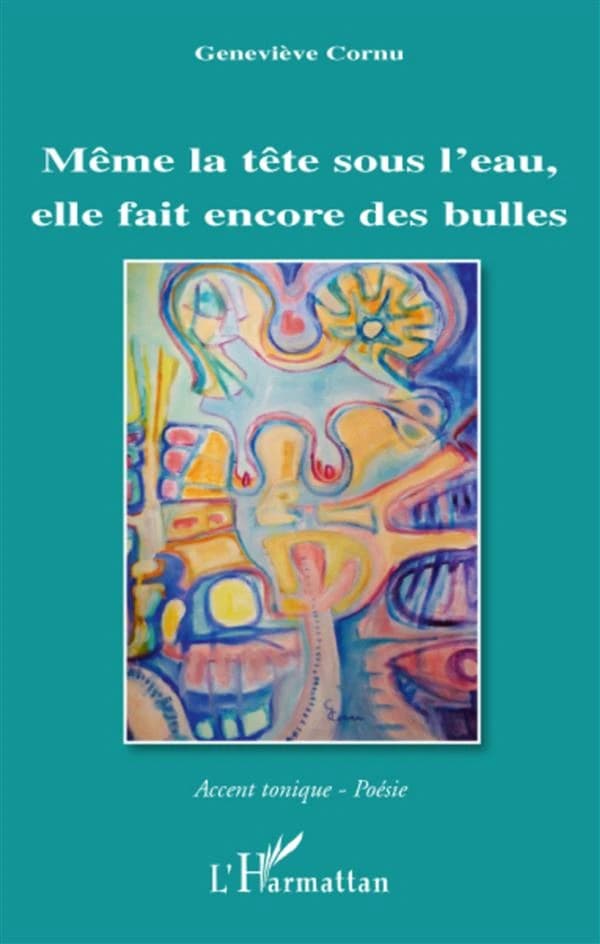 Même la tête sous l'eau, elle fait encore des bulles