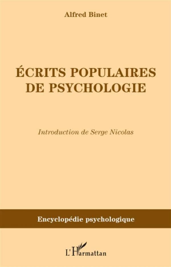 Écrits populaires de psychologie : publiés dans la "Revue des deux mondes", 1891-1894