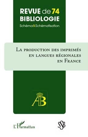 La production des imprimés en langues régionales en France