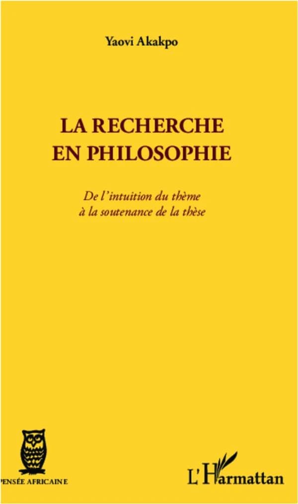 La recherche en philosophie : de l'intuition du thème à la soutenance de la thèse