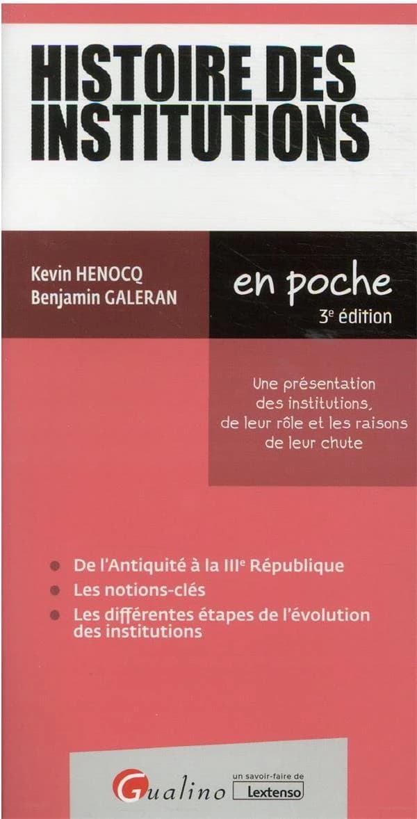 Histoire des institutions