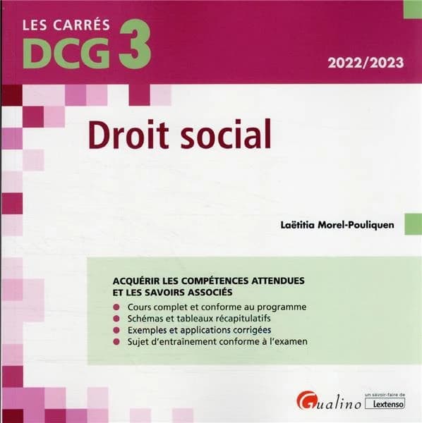 Droit social ([Éd.] 2022-2023) Laëtitia Morel-Pouliquen