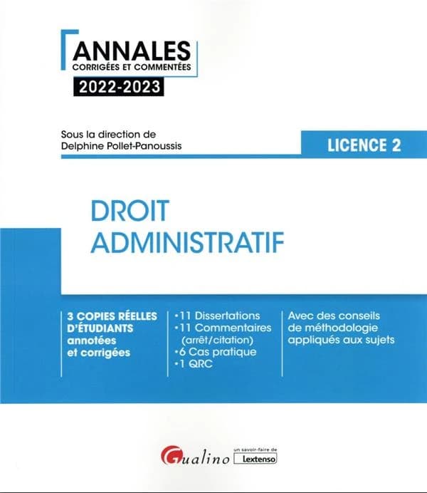 Droit administratif : le principe de légalité, sources et limites, le service public, la police administrative...