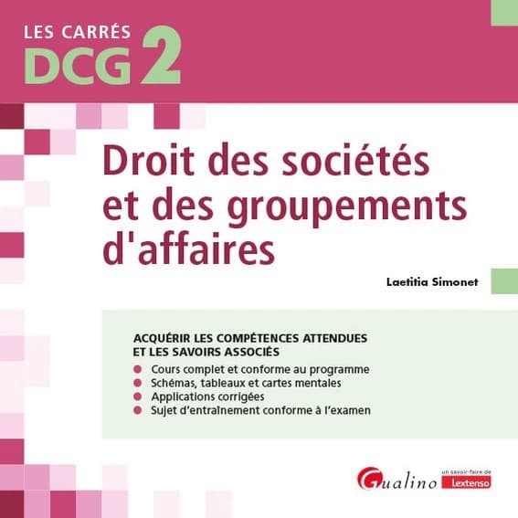 Droit des sociétés et des groupements d'affaires