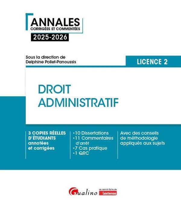 Droit administratif : licence 2 : le principe de légalité, sources et limites, le service public, la police administrative...