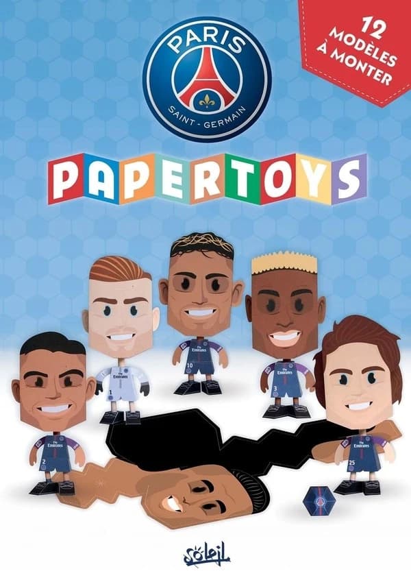 Papertoys Paris Saint-Germain : 12 modèles à monter : [Image à découper]