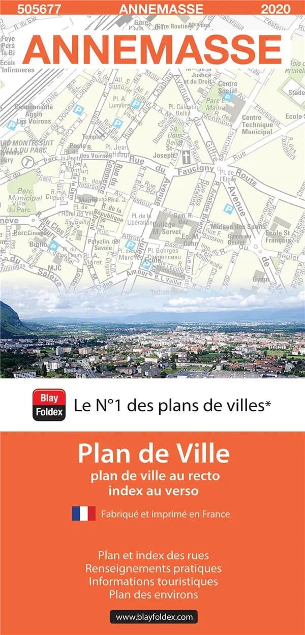 Annemasse : plan de ville (édition 2020)