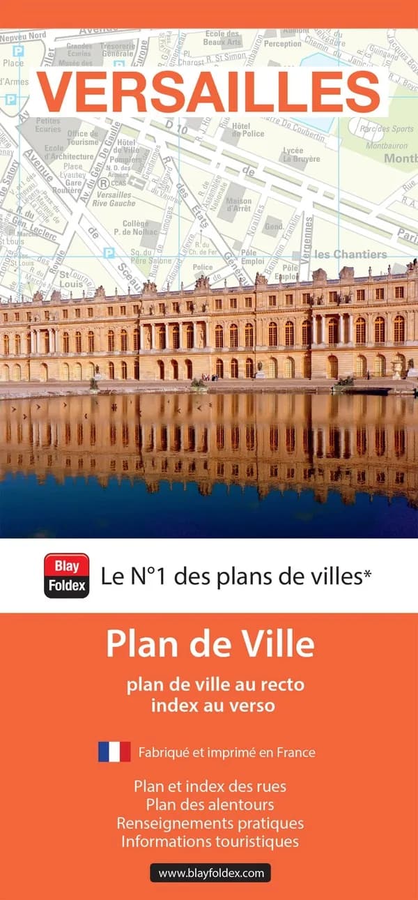 Versailles : Plan de ville (édition 2025)
