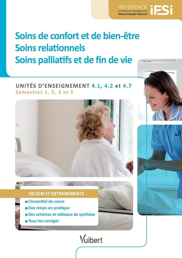 Soins de confort et de bien-être, soins relationnels, soins palliatifs et de fin de vie : unités d'enseignement 4.1, 4.2 et 4.7