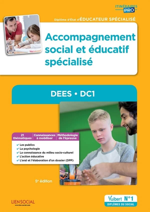 Accompagnement social et éducatif spécialisé : DEES, DC1 (5e éd.) Odile Pougnaud,... Philippe Ropers,... Cécile Soris,... ; avec la collaboration de Stéphane Rullac,... Ahmed Nordine Touil,... ; sous la direction Stéphane Rullac,...
