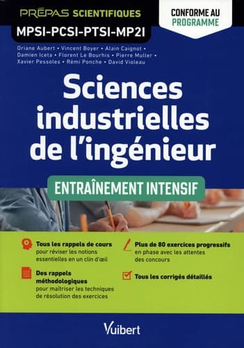 Sciences industrielles de l'ingénieur : entraînement intensif : conforme au programme