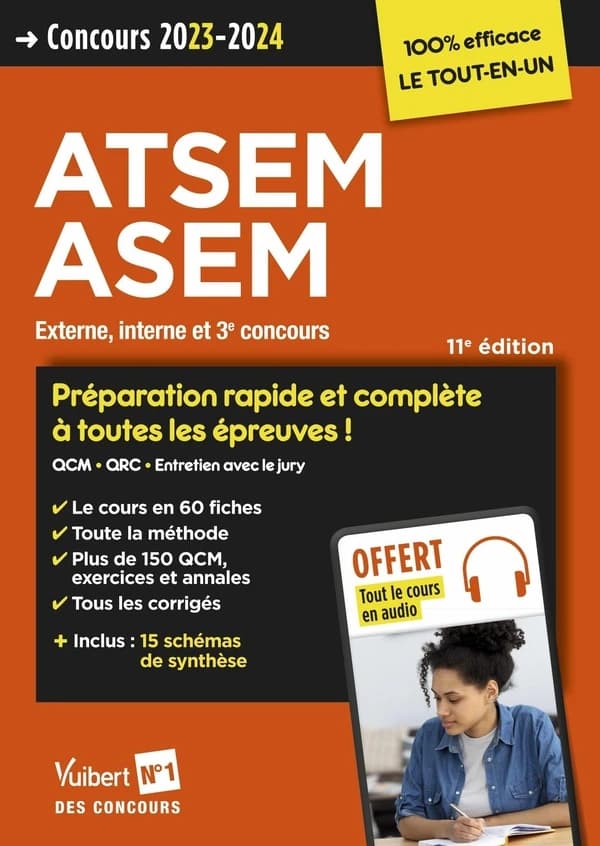 ATSEM, ASEM : externe, interne et 3e concours (11e éd.) Élodie Laplace,...