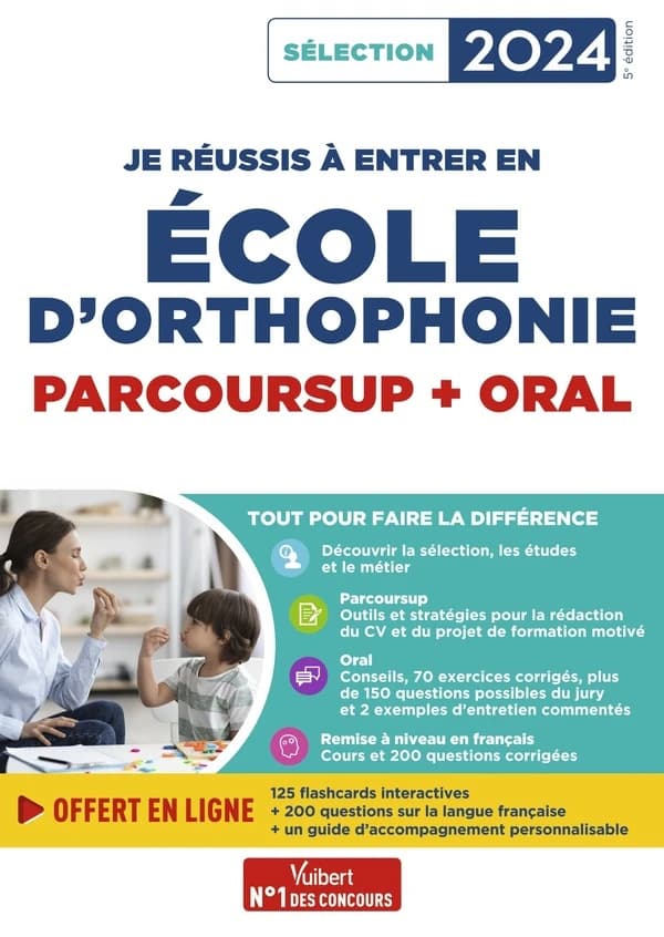 Je réussis à entrer en école d'orthophonie : parcoursup + oral (5e éd.) coordonné par Dominique Dumas,... ; [texte par] Emmanuelle Applincourt,... Julie Camoin,...