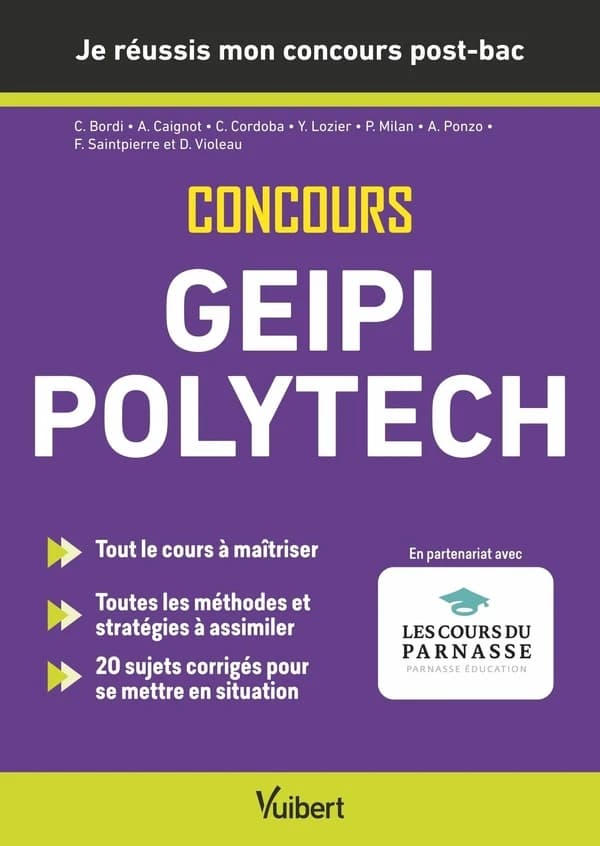 Concours Geipi Polytech : terminale, école post-bac