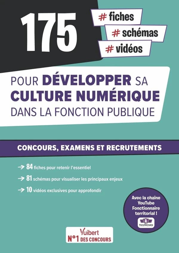 175 #fiches, #schémas, #vidéos pour développer sa culture numérique dans la fonction publique : [concours, examens et recrutements]