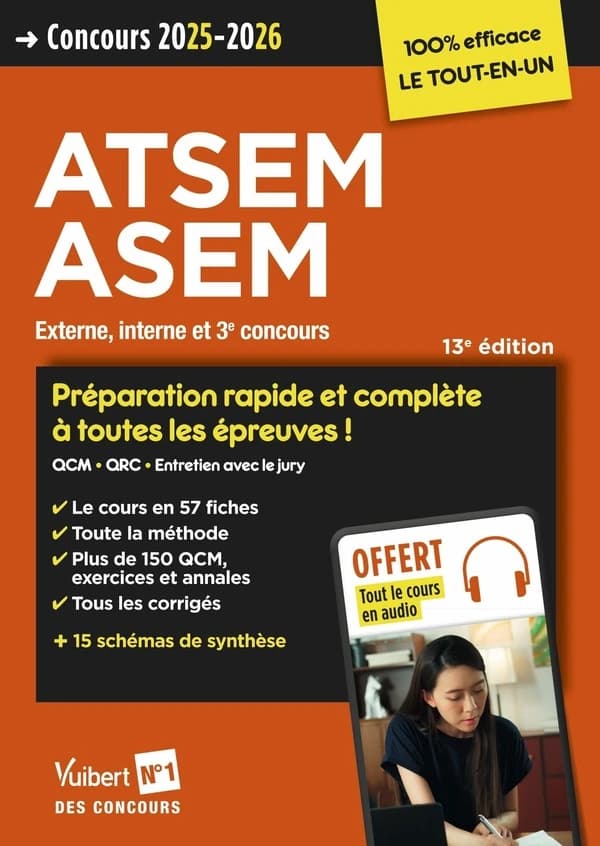 ATSEM, ASEM : externe, interne et 3e concours (13e éd.) Élodie Laplace,...