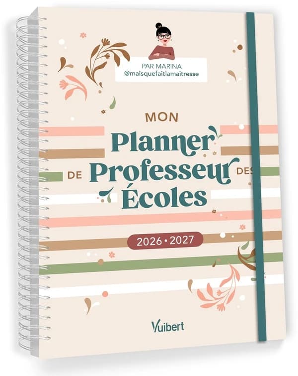 Mon Planner de professeur des écoles 2026