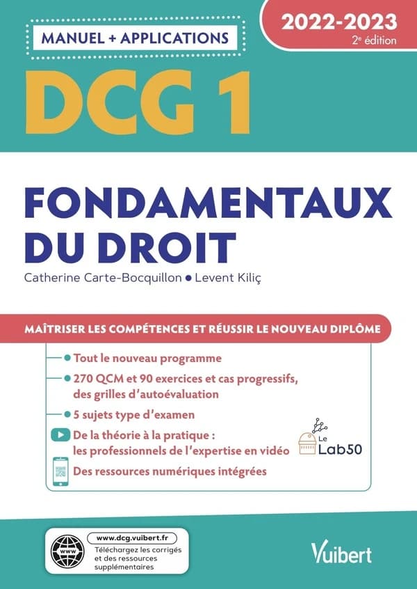 Fondamentaux du droit : 2022-2023 (2e éd.) Catherine Carte-Bocquillon,... Levent Kiliç,...