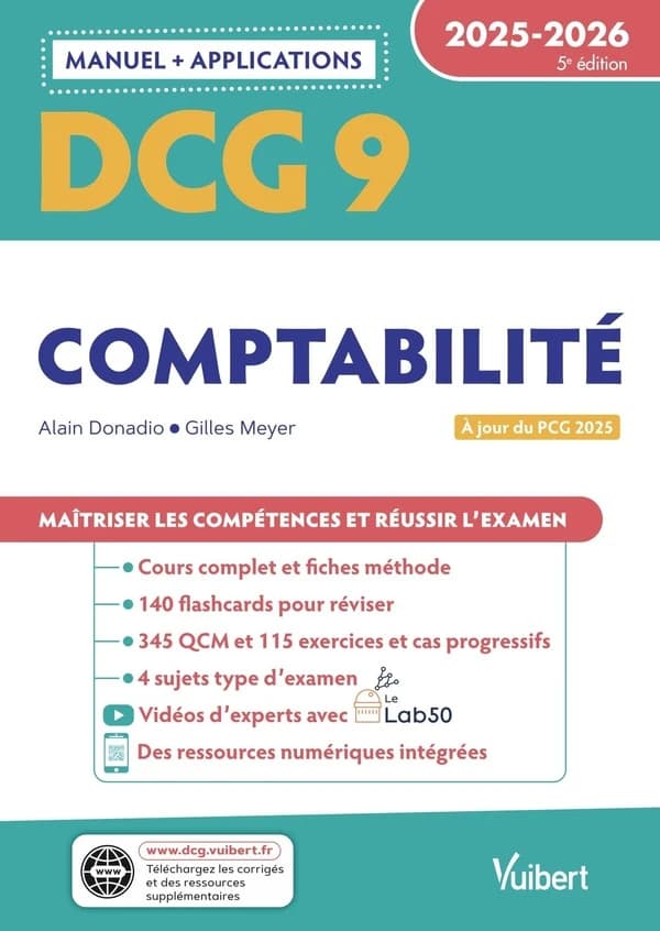 Comptabilité : 2025-2026 (5e éd., à jour du PCG 2025) Alain Donadio,... Gilles Meyer,...