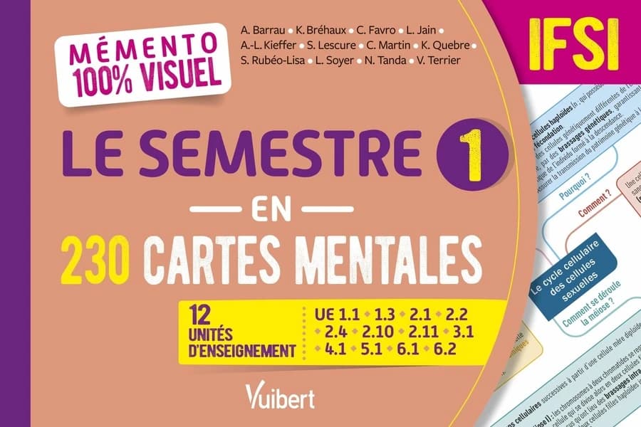 Le semestre 1 en 230 cartes mentales